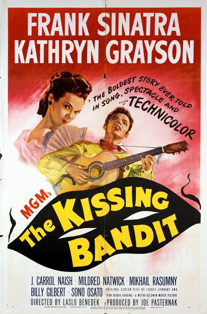 The Kissing Bandit - Affiches