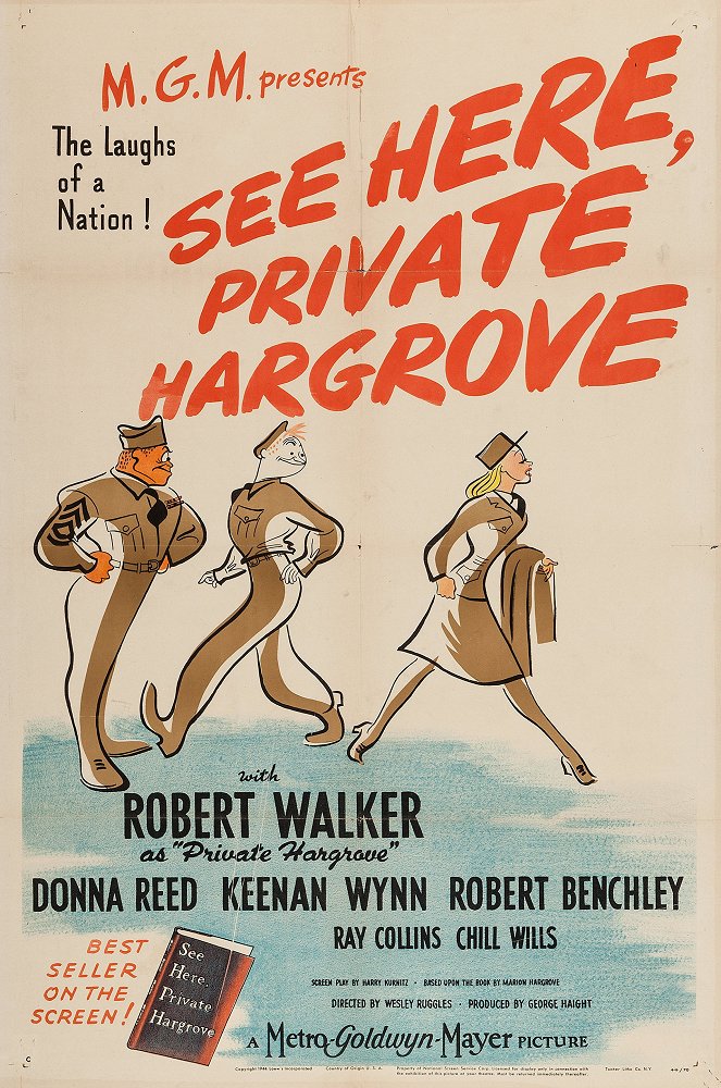 See Here, Private Hargrove - Affiches