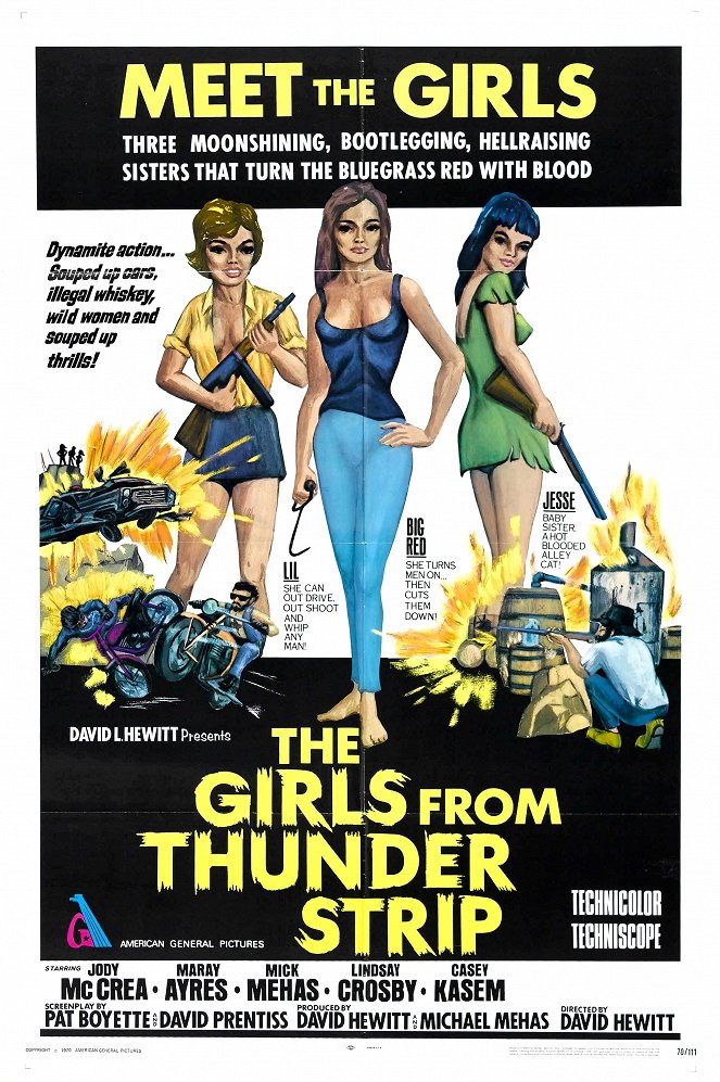 The Girls from Thunder Strip - Plakate
