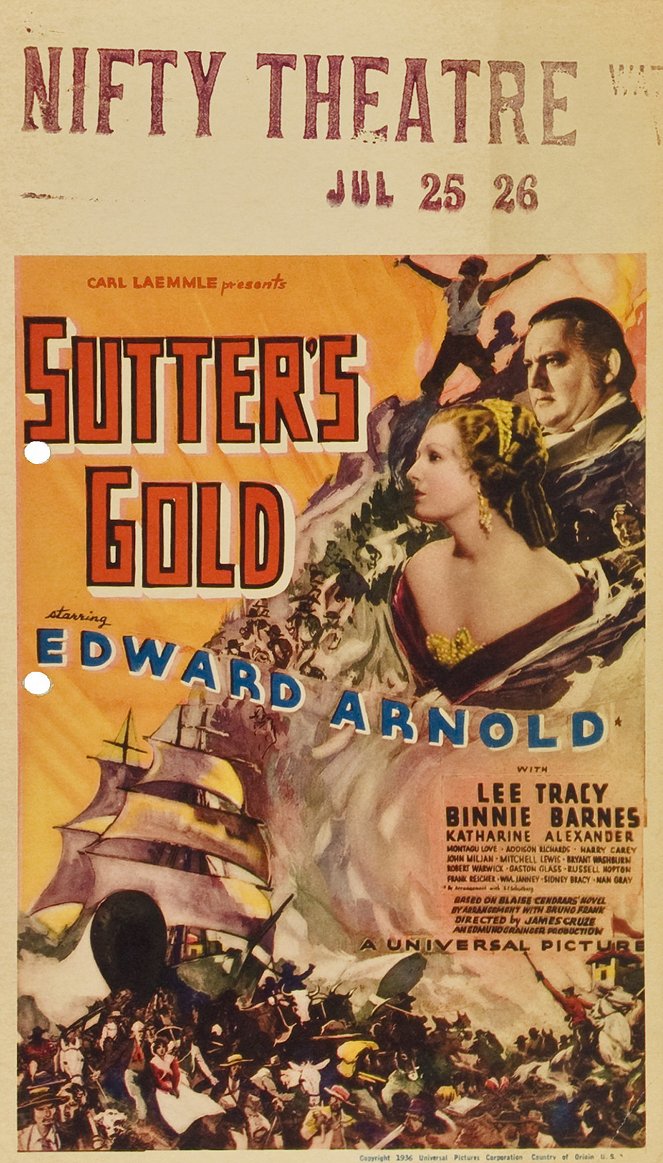 Sutter's Gold - Posters