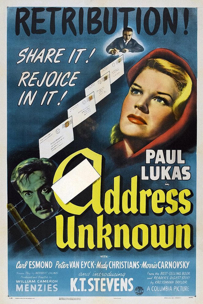 Address Unknown - Plakáty