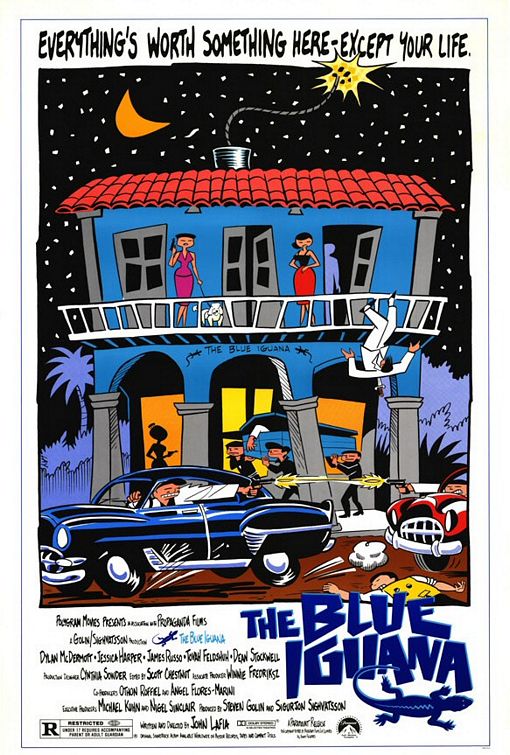 Blue Iguana oder der Sarg ist Himmelblau - Plakate