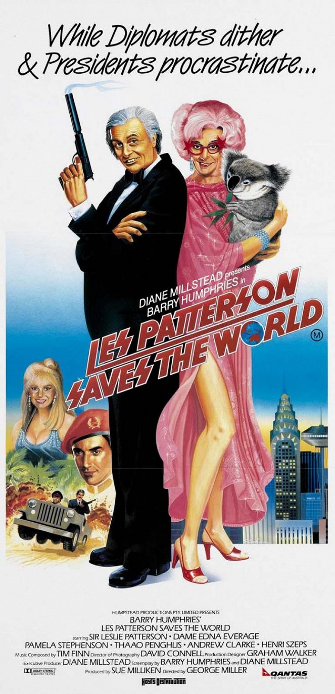 Les Patterson Saves the World - Julisteet