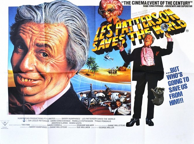 Les Patterson Saves the World - Posters