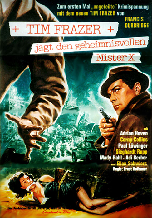 Tim Frazer jagt den geheimnisvollen Mister X - Plakate