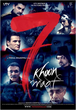 7 Khoon Maaf - Plakáty