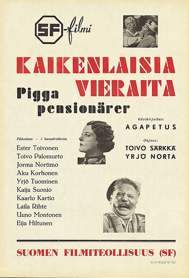 Kaikenlaisia vieraita - Plakáty