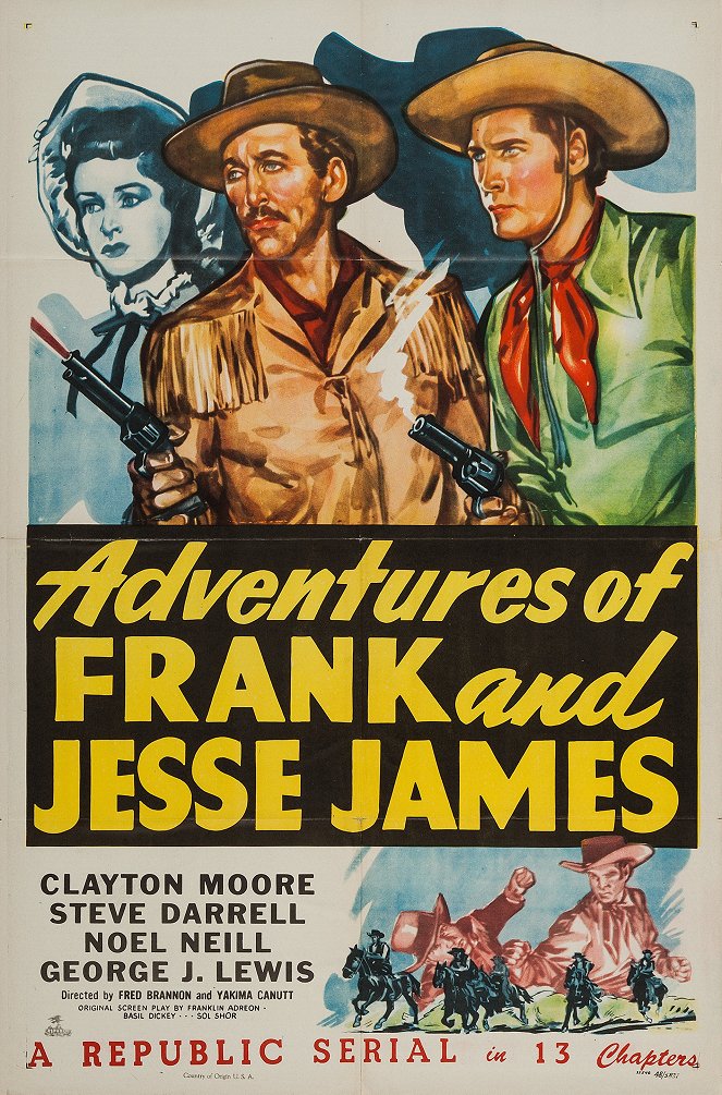 Adventures of Frank and Jesse James - Plakaty