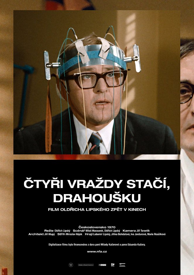 „Čtyři vraždy stačí, drahoušku“ - Plakáty