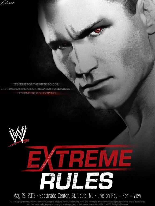 WWE Extreme Rules - Julisteet