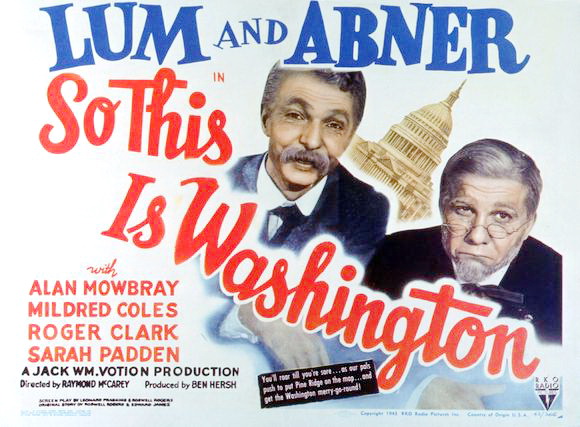 So This Is Washington - Affiches