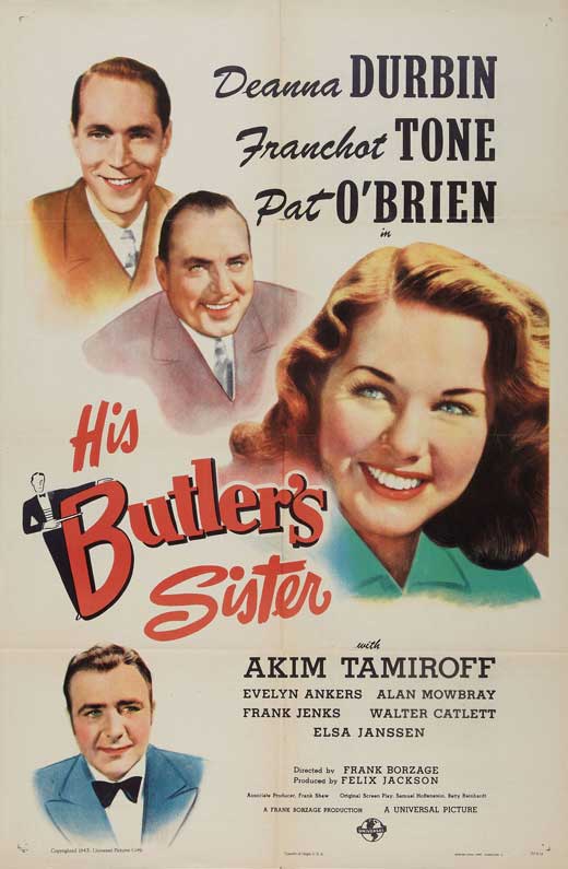 His Butler's Sister - Posters