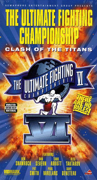 UFC 6: Clash of the Titans - Cartazes