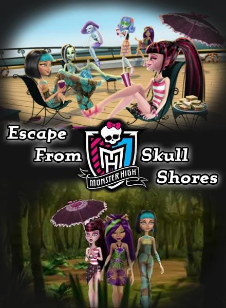 Monster High: Útěk z Pobřeží lebek - Plakáty
