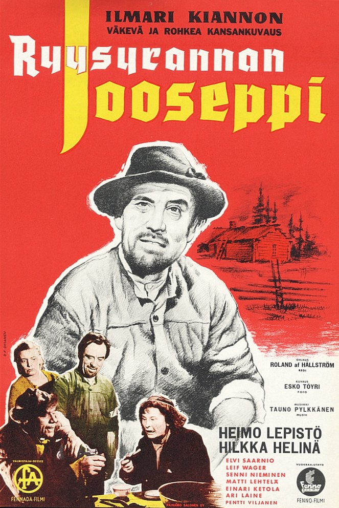 Ryysyrannan Jooseppi - Plakaty