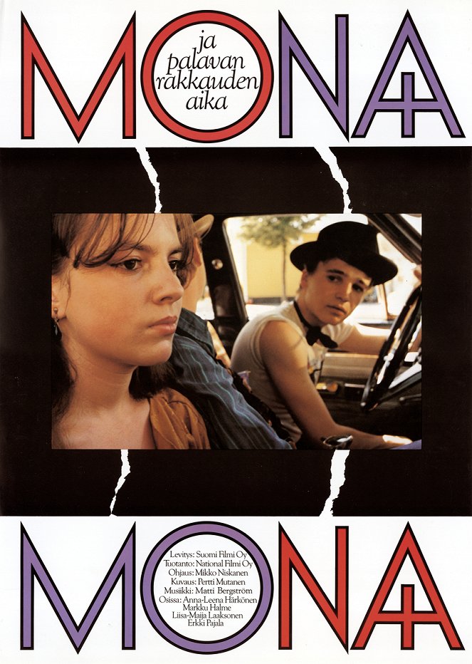 Mona ja palavan rakkauden aika - Plakaty