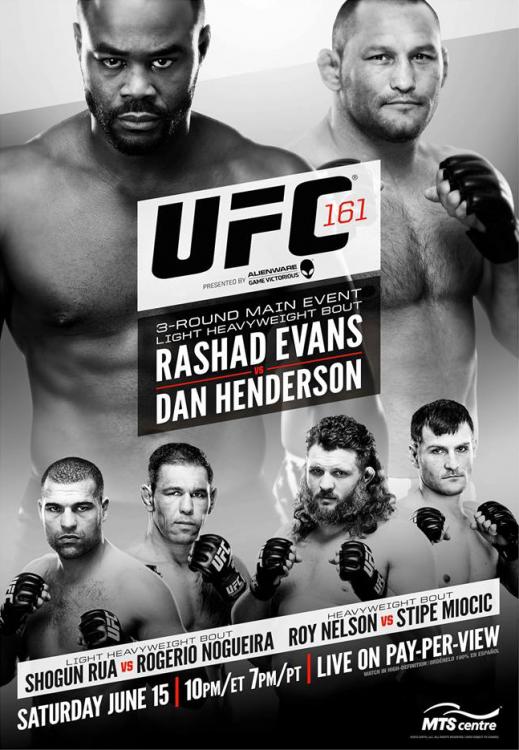 UFC 161: Evans vs. Henderson - Plakate