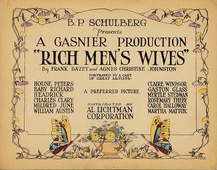 Rich Men's Wives - Posters