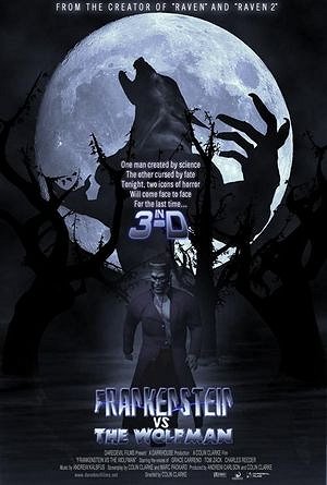 Frankenstein vs. the Wolfman in 3-D - Posters