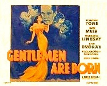 Gentlemen Are Born - Carteles
