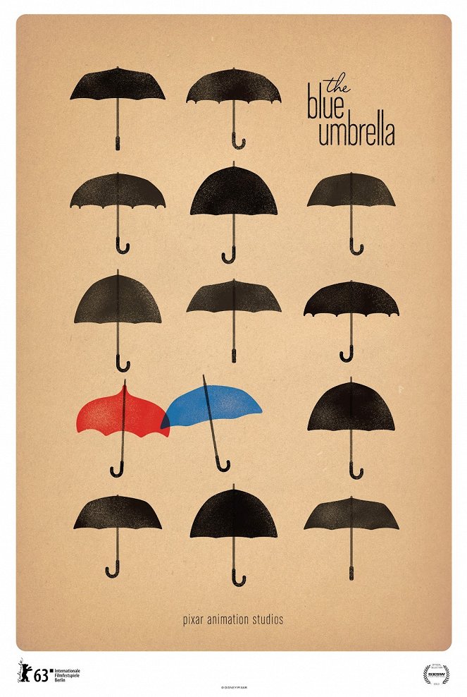 A kék esernyő - Plakátok