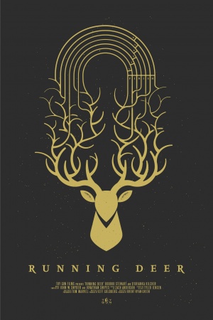 Running Deer - Posters