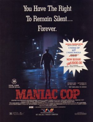 Maniac Cop - Affiches
