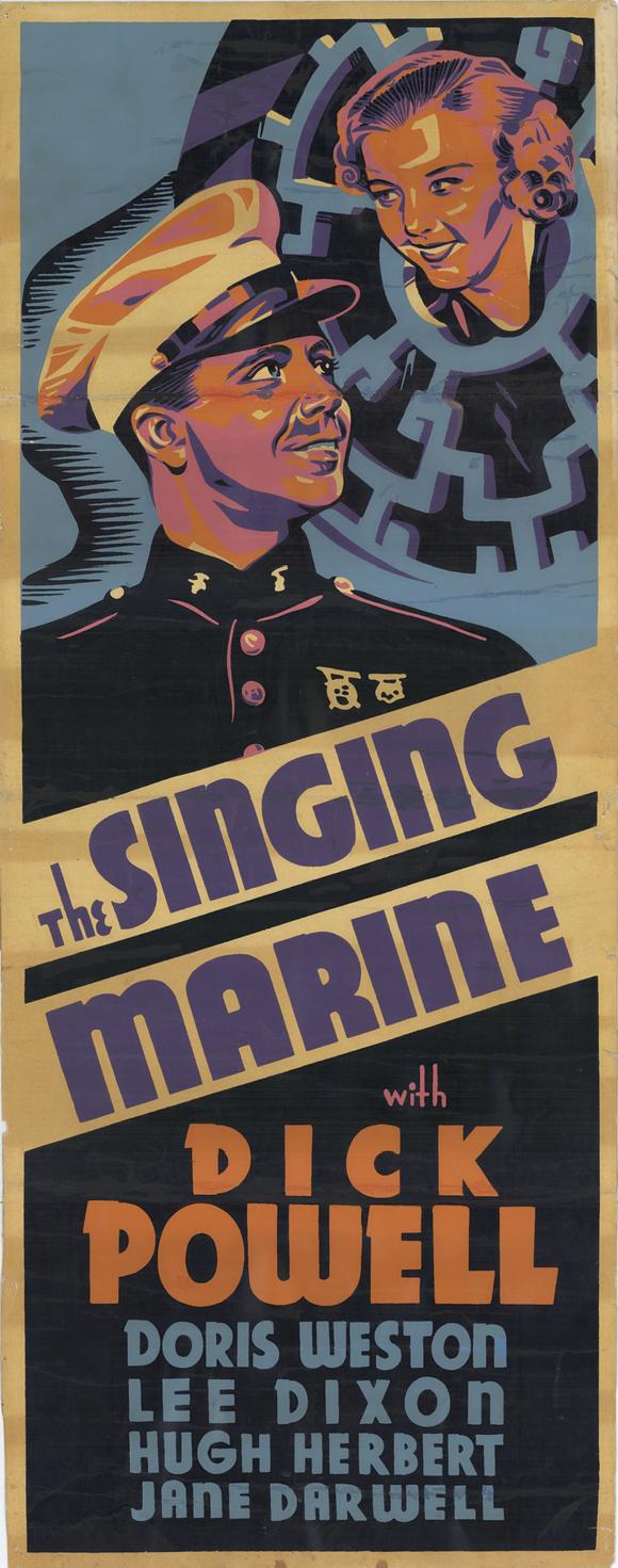 The Singing Marine - Affiches