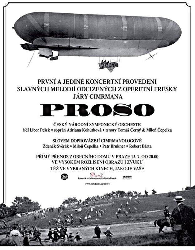Proso - opereta DJC - Plakate