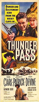 Thunder Pass - Cartazes