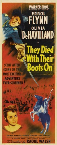 They Died with Their Boots On - Cartazes