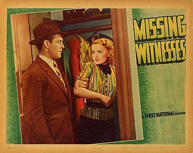 Missing Witnesses - Affiches