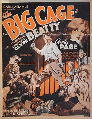 The Big Cage - Carteles