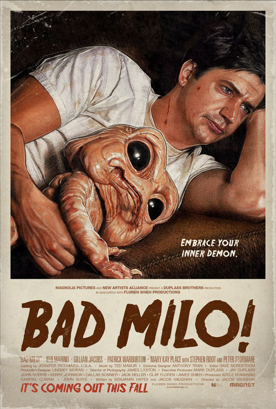 Bad Milo! - Carteles