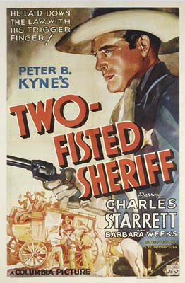 Two-Fisted Sheriff - Plakaty