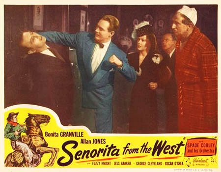 Senorita from the West - Affiches