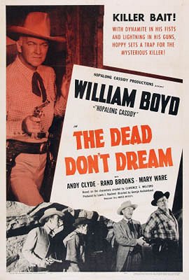 The Dead Don't Dream - Affiches