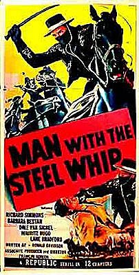 Man with the Steel Whip - Plakate