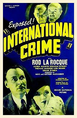 International Crime - Plakate