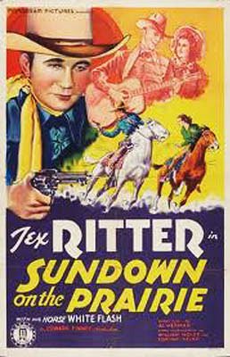 Sundown on the Prairie - Affiches