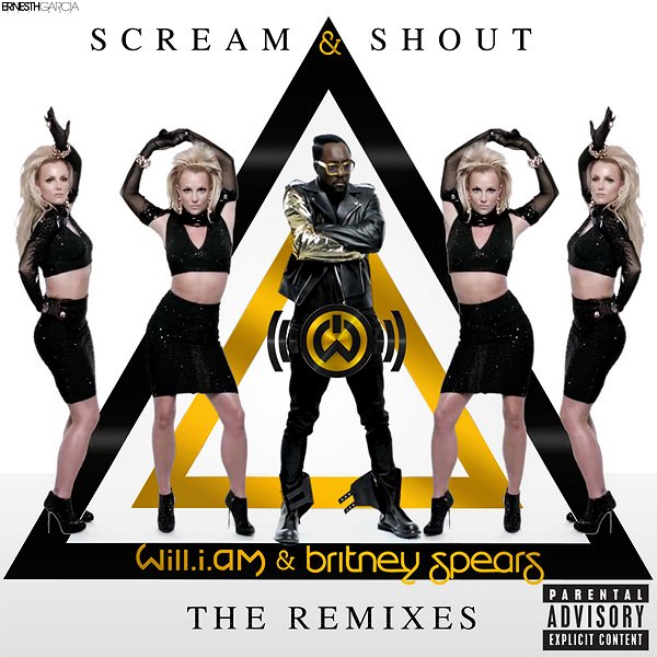 Will. I. Am feat. Britney Spears - Scream & Shout - Plakátok