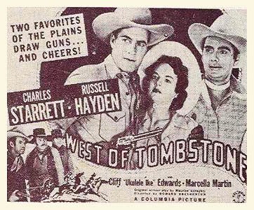 West of Tombstone - Affiches