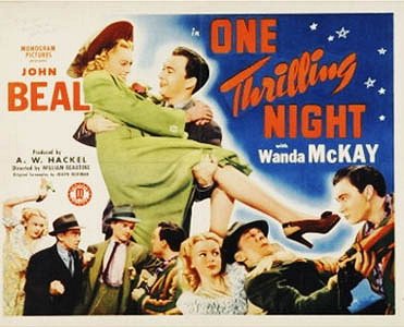 One Thrilling Night - Plakátok