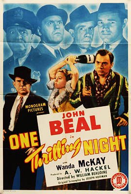 One Thrilling Night - Posters
