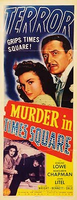 Murder in Times Square - Affiches