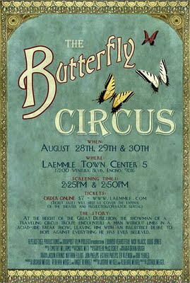 The Butterfly Circus - Julisteet