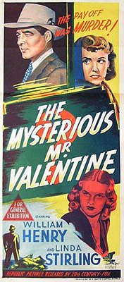 The Mysterious Mr. Valentine - Plakaty