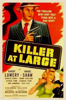 Killer at Large - Plakate