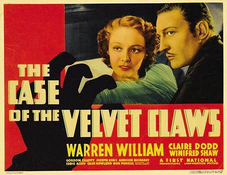 The Case of the Velvet Claws - Plakate
