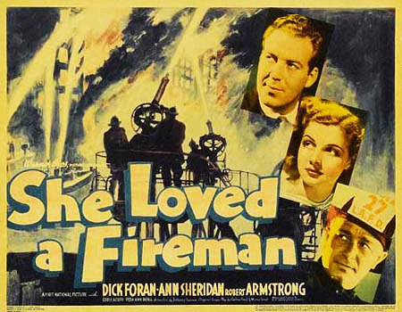 She Loved a Fireman - Plakate